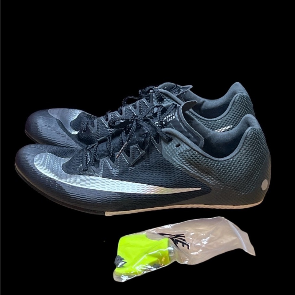 Size 10.5 - Nike Zoom Rival Sprinter Track Spikes Mens Black Silver DC8753-001